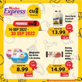 Maslee-CU-OK-Promotion-4-350x350 - Johor Kedah Kelantan Kuala Lumpur Melaka Negeri Sembilan Pahang Penang Perak Perlis Promotions & Freebies Putrajaya Sabah Sarawak Selangor Supermarket & Hypermarket Terengganu 