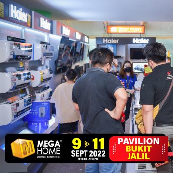 Megahome-Electrical-Home-Fair-at-Pavilion-9-350x350 - Electronics & Computers Events & Fairs Furniture Home Appliances Home Decor Kitchen Appliances Kuala Lumpur Selangor 