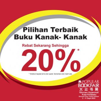 POPULAR-Book-Fair-Sale-at-1Borneo-Hypermall-2-350x350 - Books & Magazines Malaysia Sales Sabah Stationery 