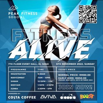 Peak-Fitness-Fitness-Alive-350x350 - Events & Fairs Fitness Kuala Lumpur Selangor Sports,Leisure & Travel 