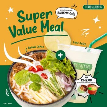 Penang-Chendul-Super-Value-Meal-Promotion-350x350 - Beverages Food , Restaurant & Pub Penang Promotions & Freebies 