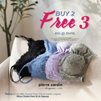 Pierre-Cardin-Lingerie-Buy-2-Free-3-Promotion-at-Mitsui-Outlet-Park-350x350 - Fashion Accessories Fashion Lifestyle & Department Store Lingerie Promotions & Freebies Selangor 