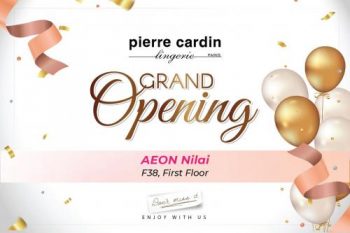 Pierre-Cardin-Lingerie-Opening-Promotion-at-AEON-Mall-Nilai-350x233 - Fashion Accessories Fashion Lifestyle & Department Store Lingerie Negeri Sembilan Promotions & Freebies Underwear 
