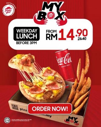 Pizza-Hut-Weekday-Lunch-Mybox-Promo-350x438 - Beverages Food , Restaurant & Pub Johor Kedah Kelantan Kuala Lumpur Melaka Negeri Sembilan Pahang Penang Perak Perlis Pizza Promotions & Freebies Putrajaya Sabah Sarawak Selangor Terengganu 