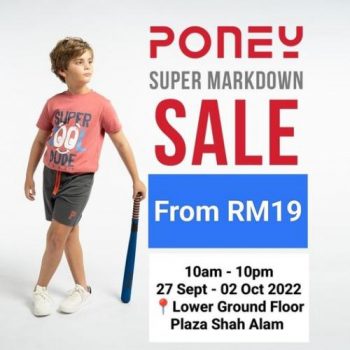 Poney-Super-Markdown-Sale-at-Plaza-Shah-Alam-350x350 - Baby & Kids & Toys Children Fashion Malaysia Sales Selangor 