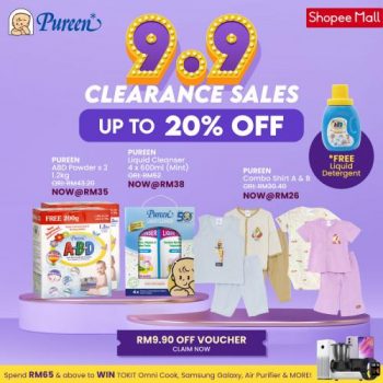 Pureen-Shopee-9.9-Clearance-Sale-350x350 - Baby & Kids & Toys Babycare Children Fashion Diapers Johor Kedah Kelantan Kuala Lumpur Melaka Negeri Sembilan Online Store Pahang Penang Perak Perlis Putrajaya Sabah Sarawak Selangor Terengganu Warehouse Sale & Clearance in Malaysia 