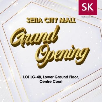 SK-Jewellery-Opening-Promotion-at-Setia-City-Mall-350x350 - Gifts , Souvenir & Jewellery Jewels Promotions & Freebies Selangor 