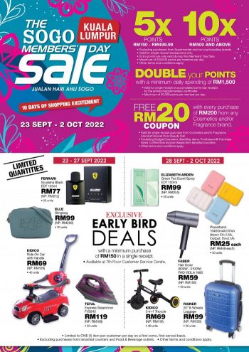 SOGO-Members-Day-Sale-Catalogue-350x495 - Kuala Lumpur Promotions & Freebies Selangor Supermarket & Hypermarket 