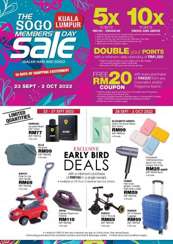 SOGO-Members-Day-Sale-Catalogue-350x495 - Kuala Lumpur Promotions & Freebies Selangor Supermarket & Hypermarket 