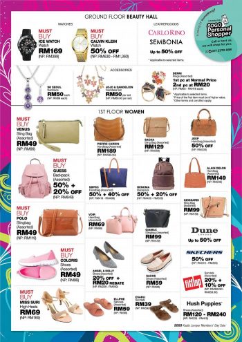 SOGO-Members-Day-Sale-Catalogue-4-350x495 - Kuala Lumpur Promotions & Freebies Selangor Supermarket & Hypermarket 