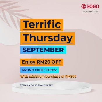 SOGO-Terrific-Thursday-Deal-350x350 - Beauty & Health Fragrances Johor Kedah Kelantan Kuala Lumpur Melaka Negeri Sembilan Online Store Pahang Penang Perak Perlis Promotions & Freebies Putrajaya Sabah Sarawak Selangor Supermarket & Hypermarket Terengganu 