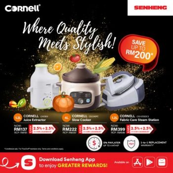 Senheng-Cornell-Promotion-350x350 - Electronics & Computers Home Appliances Johor Kedah Kelantan Kitchen Appliances Kuala Lumpur Melaka Negeri Sembilan Online Store Pahang Penang Perak Perlis Promotions & Freebies Putrajaya Sabah Sarawak Selangor Terengganu 