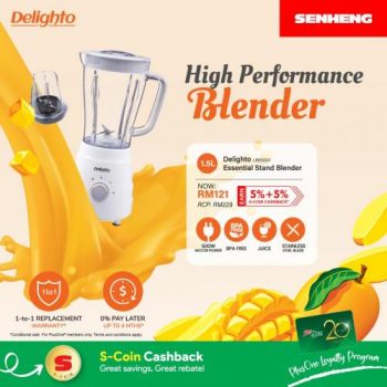 Senheng-Delighto-Blender-Promotion-350x350 - Electronics & Computers Home Appliances Johor Kedah Kelantan Kitchen Appliances Kuala Lumpur Melaka Negeri Sembilan Pahang Penang Perak Perlis Promotions & Freebies Putrajaya Sabah Sarawak Selangor Terengganu 