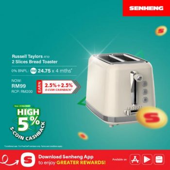 Senheng-High-5-S-Coin-Cashback-Promotion-1-350x350 - Computer Accessories Electronics & Computers Home Appliances IT Gadgets Accessories Johor Kedah Kelantan Kitchen Appliances Kuala Lumpur Melaka Negeri Sembilan Online Store Pahang Penang Perak Perlis Promotions & Freebies Putrajaya Sabah Sarawak Selangor Terengganu 