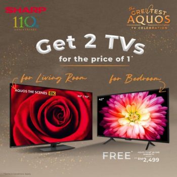 Sharp-Buy-1-TV-Free-1-TV-Deal-Promotion-350x350 - Electronics & Computers Home Appliances Johor Kedah Kelantan Kitchen Appliances Kuala Lumpur Melaka Negeri Sembilan Pahang Penang Perak Perlis Promotions & Freebies Putrajaya Sabah Sarawak Selangor Terengganu 