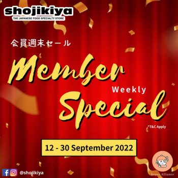 Shojikiya-Member-Special-350x350 12-30 Sep 2022: Shojikiya Member Special