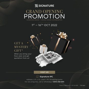 Signature-Grand-Opening-Promotion-at-IPC-Shopping-Centre-3-350x350 - Electronics & Computers Home Appliances Kitchen Appliances Promotions & Freebies Selangor 