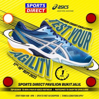 Sports-Direct-Asics-Indoor-Court-Challenge-3-350x350 - Apparels Events & Fairs Fashion Accessories Fashion Lifestyle & Department Store Footwear Kuala Lumpur Selangor Sportswear 