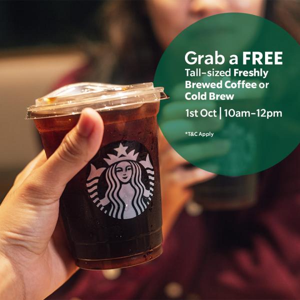 1 Oct 2022 Starbucks International Coffee Day Free Coffee Promotion