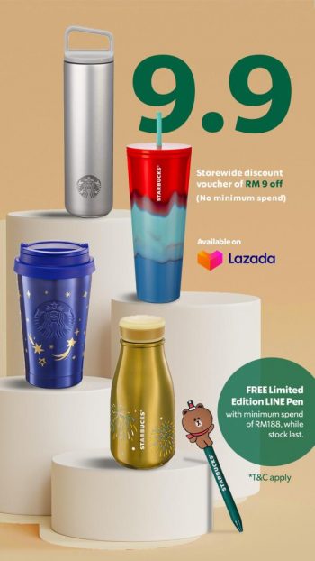 Starbucks-Lazada-9.9-Sale-350x622 - Beverages Food , Restaurant & Pub Johor Kedah Kelantan Kuala Lumpur Malaysia Sales Melaka Negeri Sembilan Online Store Pahang Penang Perak Perlis Putrajaya Sabah Sarawak Selangor Terengganu 