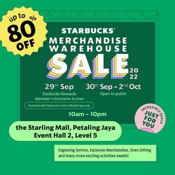 Starbucks-Merchandise-Warehouse-Sale-4-350x350 - Beverages Food , Restaurant & Pub Others Selangor Warehouse Sale & Clearance in Malaysia 