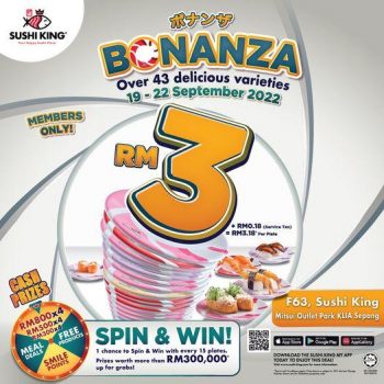 Sushi-King-September-Bonanza-Promotion-at-Mitsui-Outlet-Park-350x350 - Beverages Food , Restaurant & Pub Promotions & Freebies Selangor Sushi 