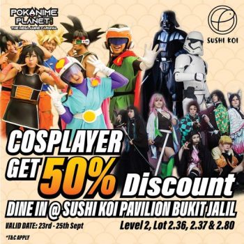 Sushi-Koi-Cosplayer-Discount-Deal-at-Pavilion-350x350 - Beverages Food , Restaurant & Pub Kuala Lumpur Promotions & Freebies Selangor Sushi 