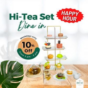 Sweet-Hut-Hi-Tea-Set-Happy-Hour-10-OFF-Promotion-350x350 - Beverages Food , Restaurant & Pub Promotions & Freebies Selangor 