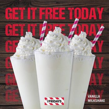 TGI-Fridays-Free-Vanilla-Milkshake-Deal-350x350 - Beverages Food , Restaurant & Pub Johor Kedah Kelantan Kuala Lumpur Melaka Negeri Sembilan Pahang Penang Perak Perlis Promotions & Freebies Putrajaya Sabah Sarawak Selangor Terengganu 