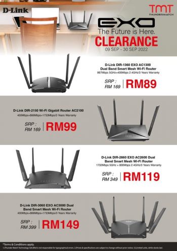 TMT-D-Link-Clearance-Sale-350x495 - Computer Accessories Electronics & Computers IT Gadgets Accessories Johor Kedah Kelantan Kuala Lumpur Melaka Negeri Sembilan Online Store Pahang Penang Perak Perlis Putrajaya Sabah Sarawak Selangor Terengganu Warehouse Sale & Clearance in Malaysia 