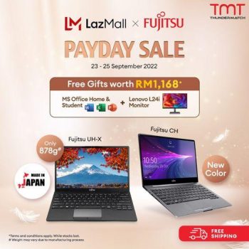 TMT-Fujitsu-Lazada-Pay-Day-Sale-350x350 - Electronics & Computers IT Gadgets Accessories Johor Kedah Kelantan Kuala Lumpur Laptop Malaysia Sales Melaka Negeri Sembilan Online Store Pahang Penang Perak Perlis Putrajaya Sabah Sarawak Selangor Terengganu 