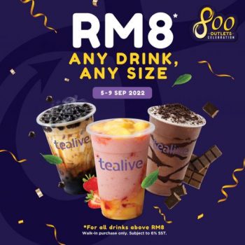 Tealive-800-Outlets-Celebration-Promo-350x350 - Beverages Food , Restaurant & Pub Johor Kedah Kelantan Kuala Lumpur Melaka Negeri Sembilan Pahang Penang Perak Perlis Promotions & Freebies Putrajaya Sabah Sarawak Selangor Terengganu 