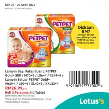 Tesco-Lotuss-Baby-Fair-Promotion-12-350x350 - Baby & Kids & Parenting Babycare Children Fashion Johor Kedah Kelantan Kuala Lumpur Melaka Negeri Sembilan Pahang Penang Perak Perlis Promotions & Freebies Putrajaya Sabah Sarawak Selangor Supermarket & Hypermarket Terengganu 