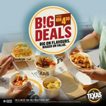 Texas-Chicken-Big-Deals-350x350 - Beverages Food , Restaurant & Pub Johor Kedah Kelantan Kuala Lumpur Melaka Negeri Sembilan Pahang Penang Perak Perlis Promotions & Freebies Putrajaya Sabah Sarawak Selangor Terengganu 