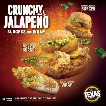 Texas-Chicken-Crunchy-Jalapeno-Burgers-and-Wrap-Deal-350x350 - Beverages Food , Restaurant & Pub Johor Kedah Kelantan Kuala Lumpur Melaka Negeri Sembilan Pahang Penang Perak Perlis Promotions & Freebies Putrajaya Sabah Sarawak Selangor Terengganu 