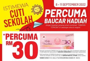 The-Store-School-Holiday-Free-Voucher-Promotion-350x236 - Johor Kedah Kelantan Kuala Lumpur Melaka Negeri Sembilan Pahang Penang Perak Perlis Promotions & Freebies Putrajaya Sabah Sarawak Selangor Supermarket & Hypermarket Terengganu 