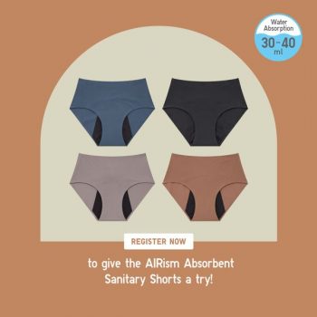 AIRISM ABSORBENT SANITARY SHORTS