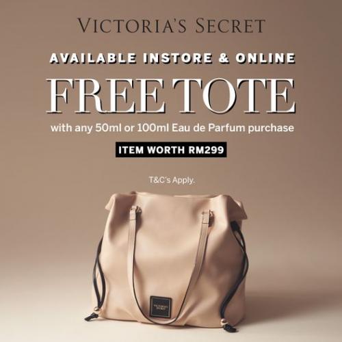 Now till 27 Sep 2022: Victoria's Secret Free Beauty Tote Bag Promotion 