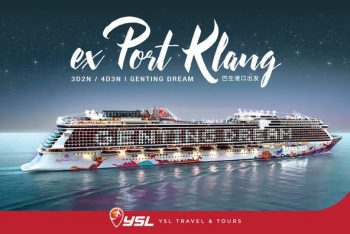 YSL-Travel-Tours-Genting-Dream-Cruise-Deal-350x234 - Johor Kedah Kelantan Kuala Lumpur Melaka Negeri Sembilan Online Store Pahang Penang Perak Perlis Promotions & Freebies Putrajaya Sabah Sarawak Selangor Sports,Leisure & Travel Terengganu Travel Packages 