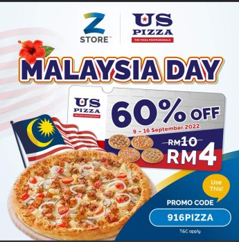 Zcity-US-Pizza-Cash-Voucher-Deal - Beverages Food , Restaurant & Pub Johor Kedah Kelantan Kuala Lumpur Melaka Negeri Sembilan Online Store Pahang Penang Perak Perlis Pizza Promotions & Freebies Putrajaya Sabah Sarawak Selangor Terengganu 