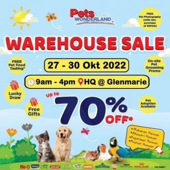 27-30-Oct-2022-PetsWonderland-Warehouse-Sale-2022--350x350 - Pets Sports,Leisure & Travel Warehouse Sale & Clearance in Malaysia 