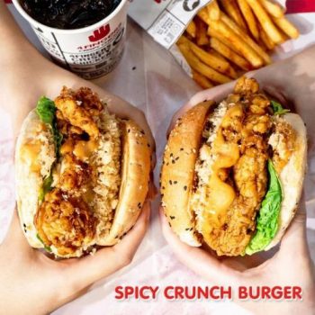 4Fingers-Spicy-Crunch-Burger-Deal-350x350 - Beverages Food , Restaurant & Pub Promotions & Freebies Putrajaya Selangor 
