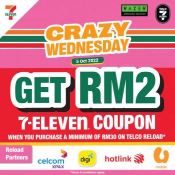 7-Eleven-Crazy-Wednesday-Promotion-12-350x349 - Johor Kedah Kelantan Kuala Lumpur Melaka Negeri Sembilan Pahang Penang Perak Perlis Promotions & Freebies Putrajaya Sabah Sarawak Selangor Supermarket & Hypermarket Terengganu 