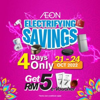 AEON-Electrifying-Promotion-350x350 - Johor Kedah Kelantan Kuala Lumpur Melaka Negeri Sembilan Pahang Penang Perak Perlis Promotions & Freebies Putrajaya Sabah Sarawak Selangor Supermarket & Hypermarket Terengganu 