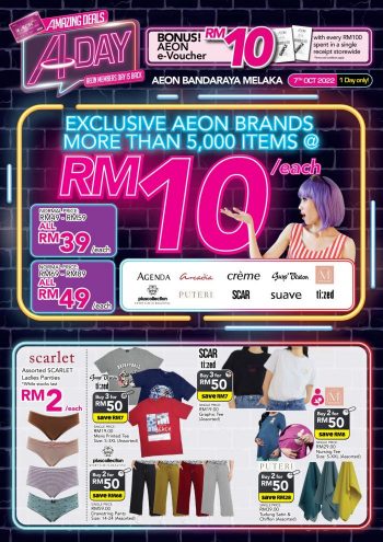 AEON-Member-Day-Sale-at-Bandaraya-Melaka-350x495 - Malaysia Sales Melaka Supermarket & Hypermarket 