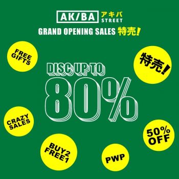 Akiba-Street-Grand-Opening-Sales-at-Sungei-Wang-2-350x350 - Baby & Kids & Toys Kuala Lumpur Malaysia Sales Others Selangor Toys 