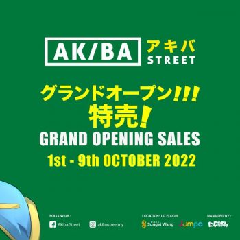 Akiba-Street-Grand-Opening-Sales-at-Sungei-Wang-350x350 - Baby & Kids & Parenting Kuala Lumpur Malaysia Sales Others Selangor Toys 