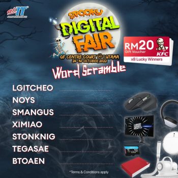 All-It-Hypermarket-Spooky-Digital-Fair-350x350 - Computer Accessories Electronics & Computers Events & Fairs IT Gadgets Accessories Johor Kedah Kelantan Kuala Lumpur Melaka Negeri Sembilan Online Store Pahang Penang Perak Perlis Putrajaya Sabah Sarawak Selangor Terengganu 