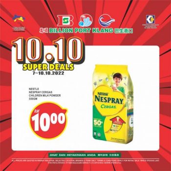 BILLION-10.10-Promotion-at-Port-Klang-2-350x350 - Promotions & Freebies Selangor Supermarket & Hypermarket 