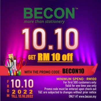 Becon-Stationery-10.10-Promotion-350x353 - Books & Magazines Johor Kedah Kelantan Kuala Lumpur Melaka Negeri Sembilan Online Store Pahang Penang Perak Perlis Promotions & Freebies Putrajaya Sabah Sarawak Selangor Stationery Terengganu 